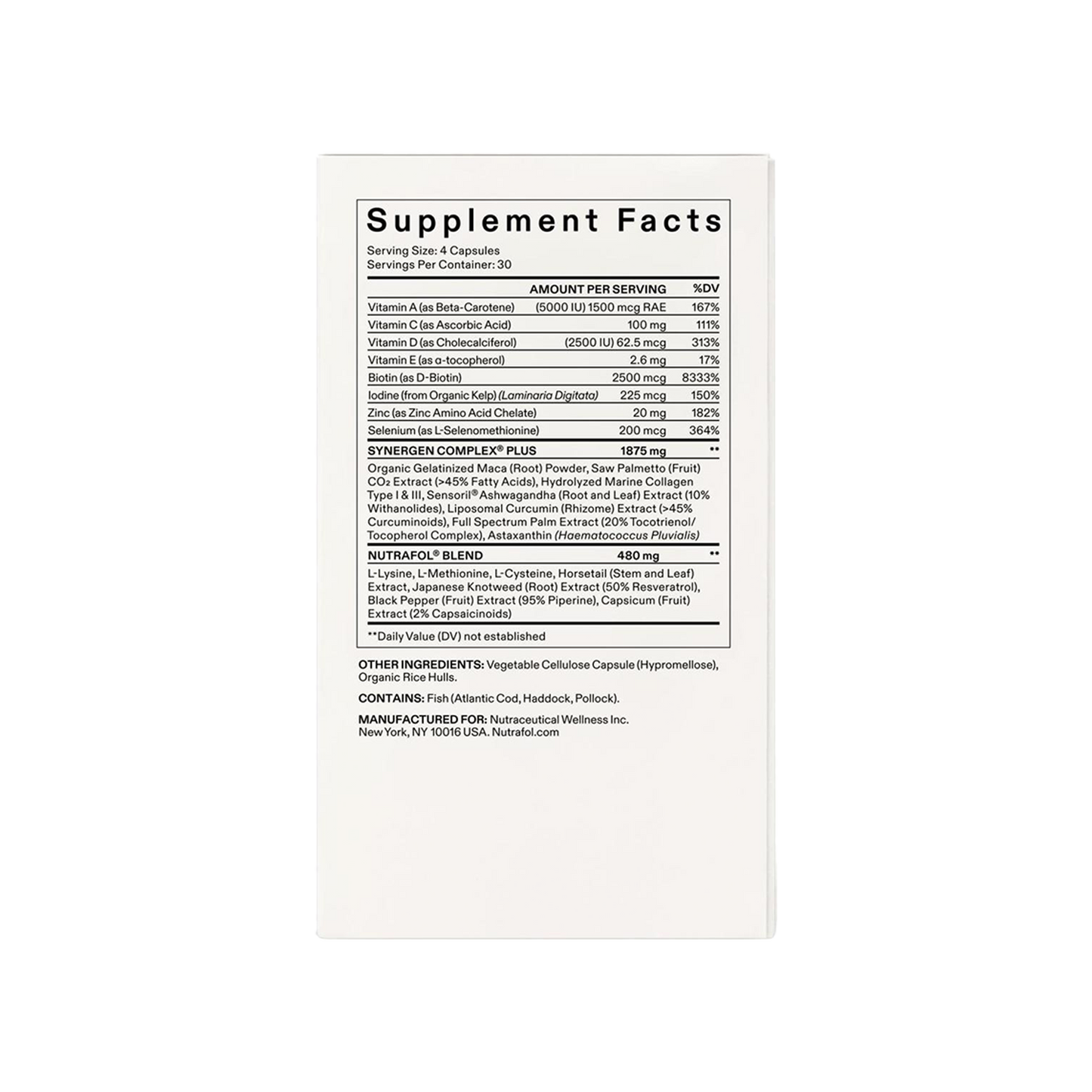 NUTRAFOL WOMEN’S BALANCE – THREE PACK