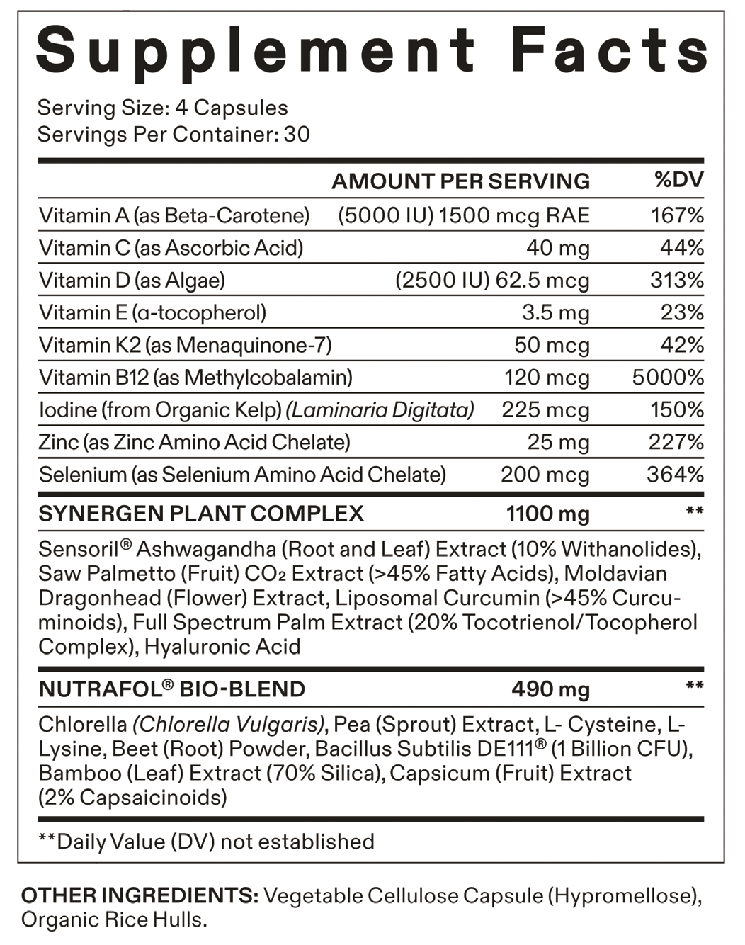 NUTRAFOL WOMEN'S VEGAN - THREE PACK
