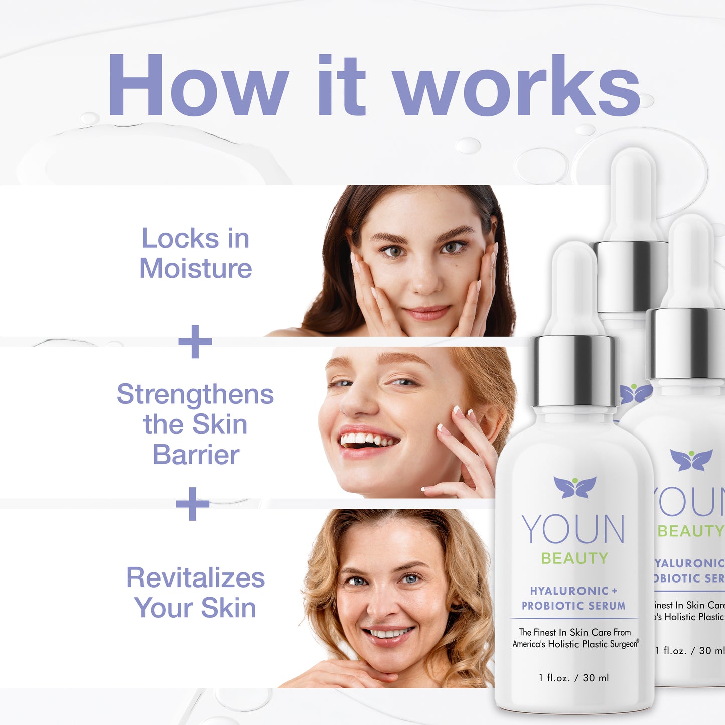 HYALURONIC + PROBIOTIC SERUM