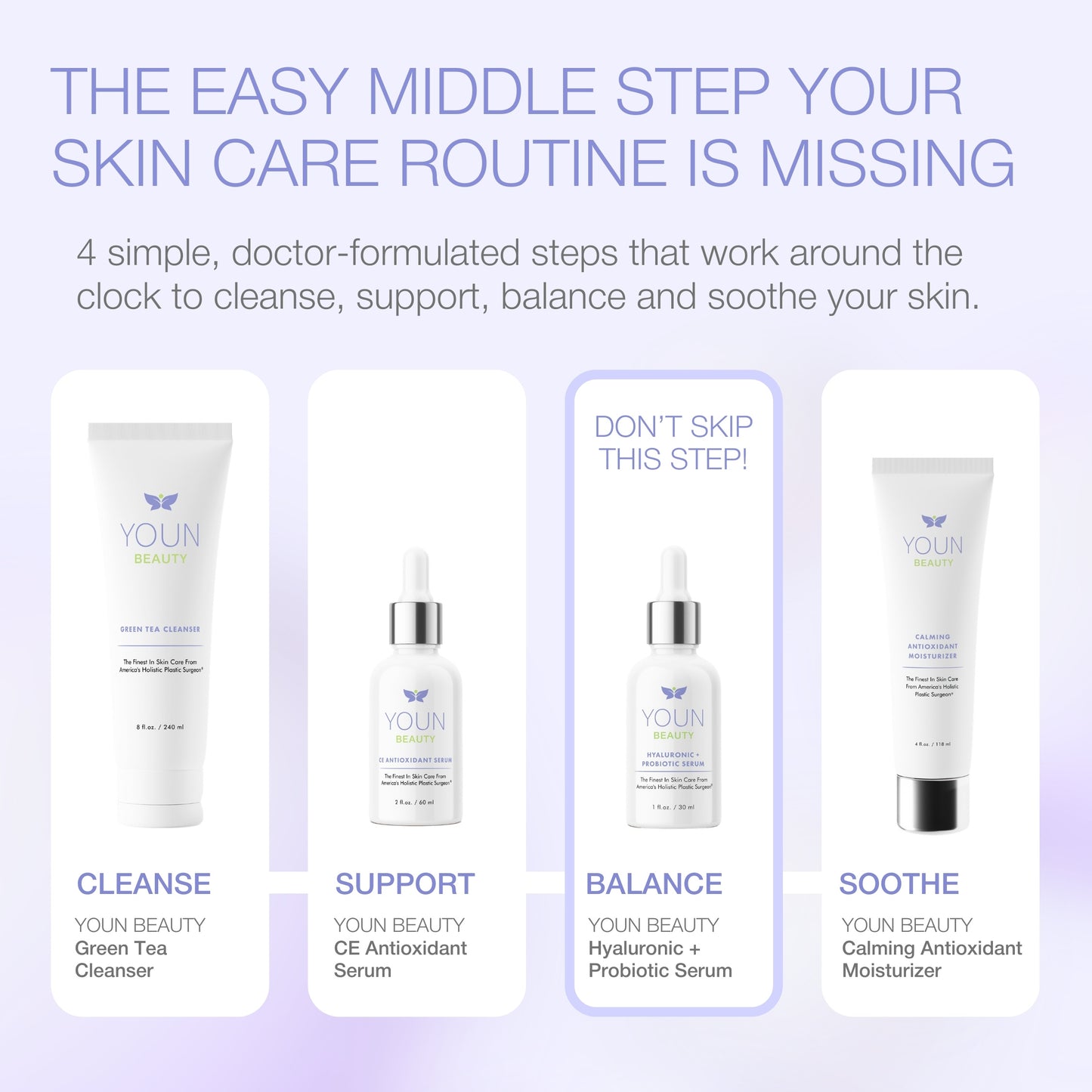 HYALURONIC + PROBIOTIC SERUM