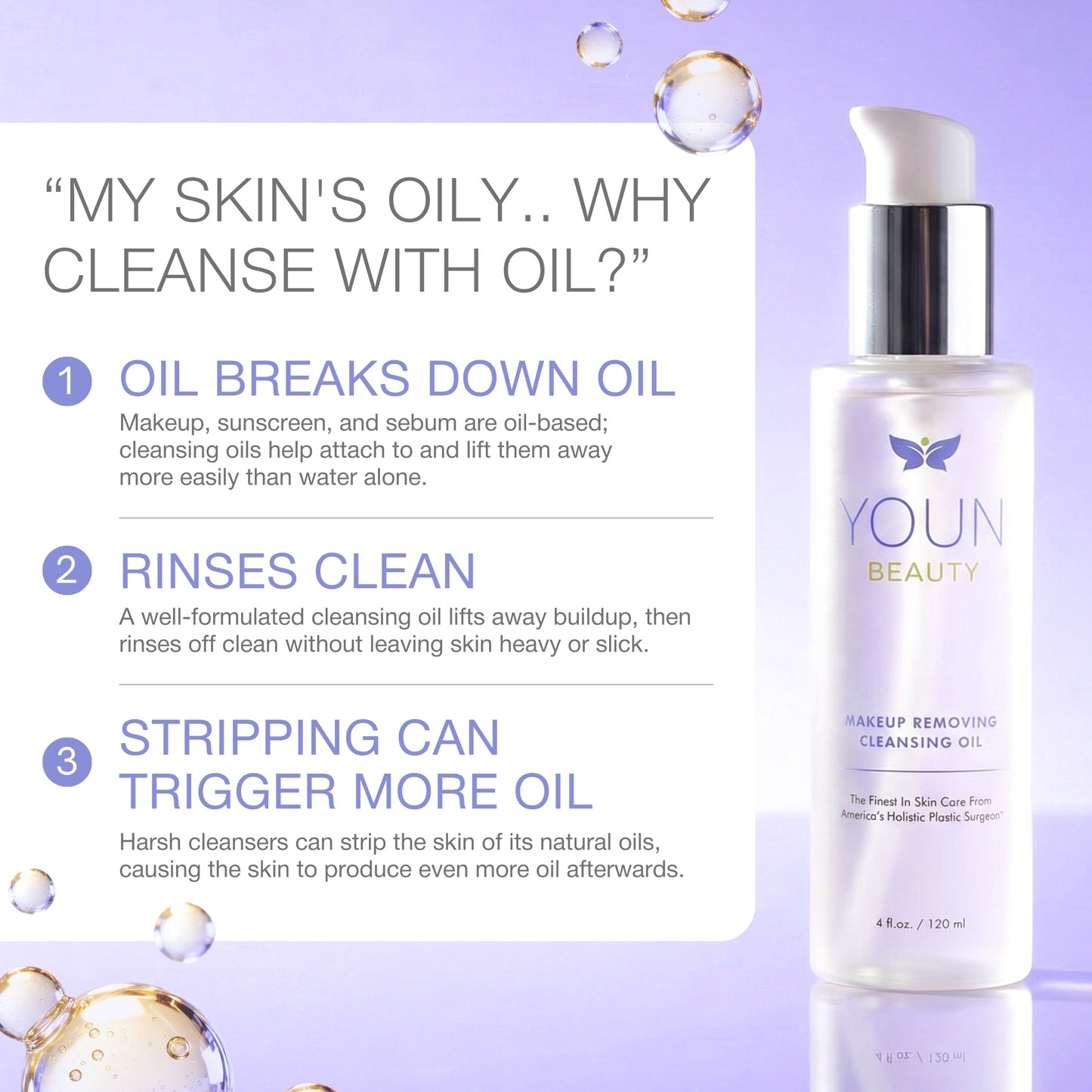 MAKEUP REMOVING CLEANSING OIL
