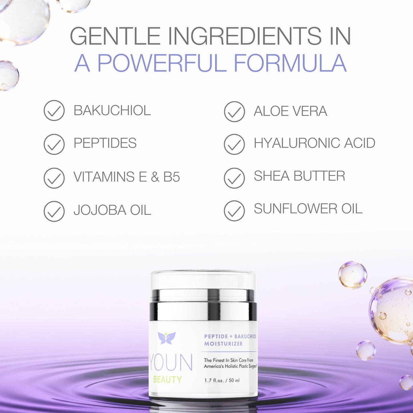 PEPTIDE + BAKUCHIOL MOISTURIZER